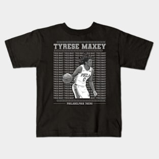 Tyrese Maxey Philadelphia 76Ers Kids T-Shirt